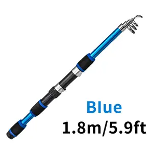 New 1.8m Children Fishing Rod Lightweight Portable Travel Telescopic Rod, Good Hard Feel, Suitable for Parent-Child Travel Outdoor Fishing