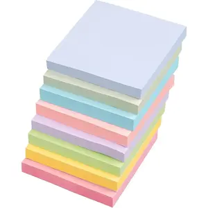 Sticky Notes 3x3 Inches, 8 Pads, 800 Sheets, 8 Color Sticky Note Pads, Premium Sticky Pads, Sticky Notes Bulk, Self-Stick Note Pads, 100 Sheets/pad