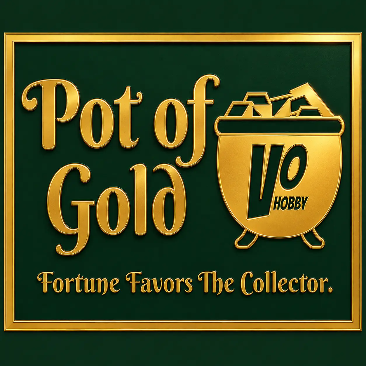 5x Helmets: VO Hobby "Pot of Gold" - #1 Authentic Football Helmets