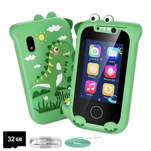 children's mobile phone toys, Smart Phone Toys with dual camera for Kids boys and girls aged 3-8, fake dinosaur toys, mobile phones, music,  games, birthday gifts