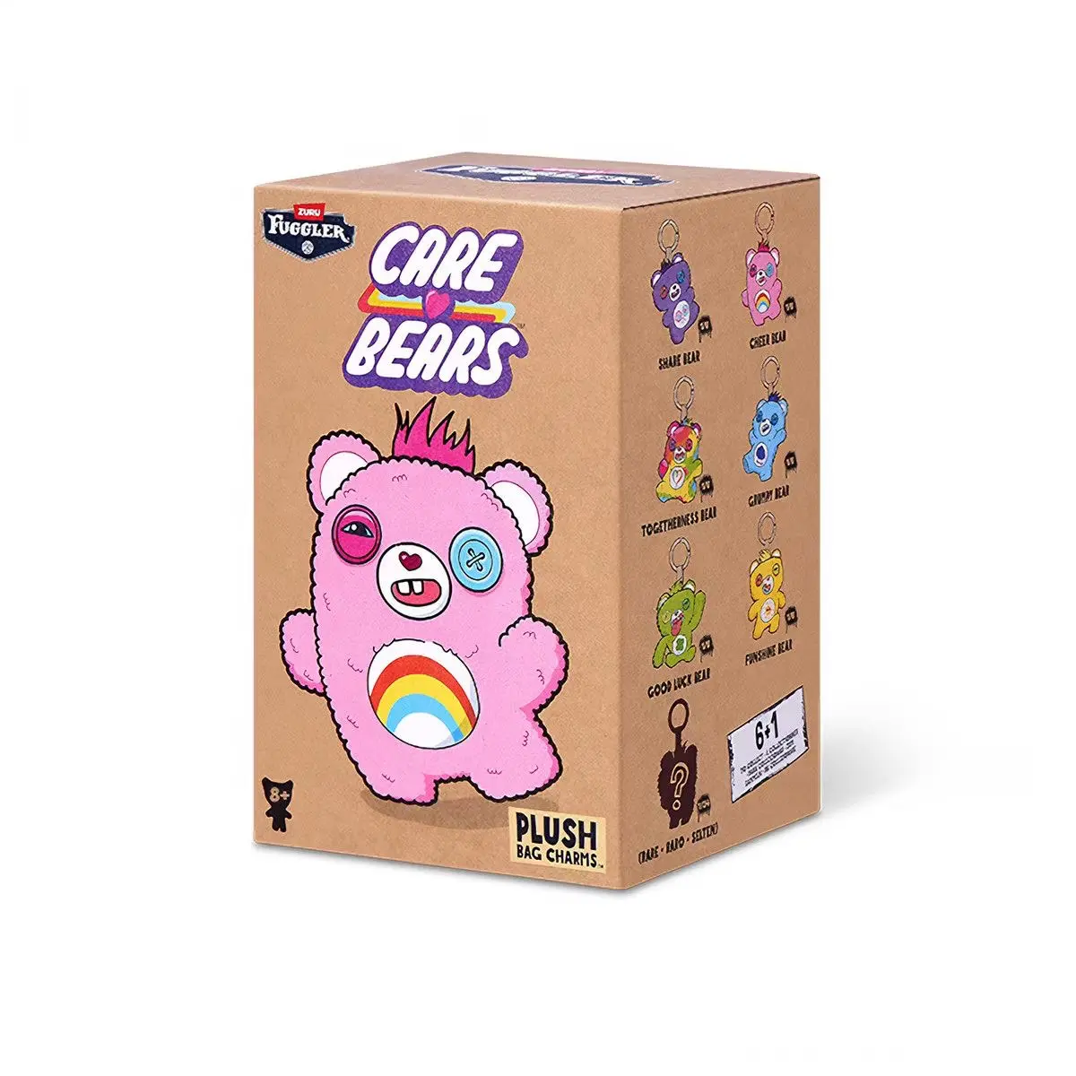 Licensed Authentic Fugglers Blind Box - Rainbow Bear Ugly Monster Plush Doll, Cute Stuffed Toy Blind Bag Collectible