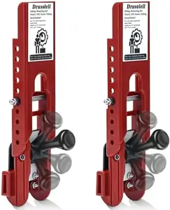 Drusolell Siding Installation Tools Siding Mounting Kit with Adjustable Reveals Lap Siding Gauge Polycarbonate Body Red 5/16 Inch for DIY