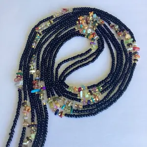 Chakra lava ( tie on waist beads )