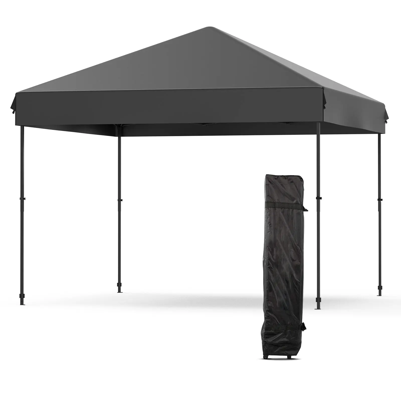 【GARVEE】Pop-Up Canopy Tents in 10'x10' & 10'x20' Sizes with Waterproof, UV Resistant Heavy-Duty Oxford Fabric, Easy One-Person Setup, Adjustable Legs, Locking System, Portable with Stakes, Ropes, Sandbags, Carry Bag for Outdoor Events