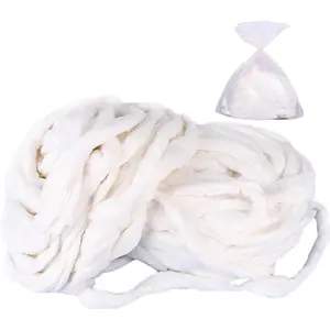300g Pure Cotton Premium Beauty Coil - Organic Cotton Balls, Salon Roll - Super Soft, 100 Ft / 30 M for Professional Manicures and Everyday Household Use