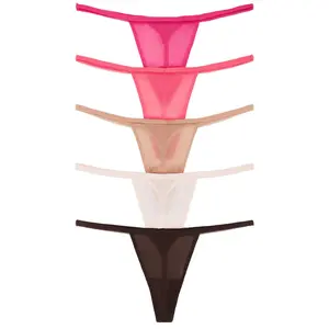 Privacy Please Alice G String 5 Pack in Neapolitan