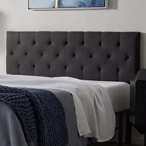 Upholstered Diamond Tufted Headboard, Queen Upholstered Diamond Tufted Headboard, Queen