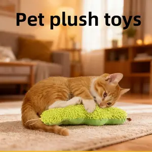 Catnip Caterpillar Cat Toys, Interactive Play Boredom Relief Artifact, Scratch-Resistant, Bite-Resistant, Cozy Fluffy Throw Pillow for Cats