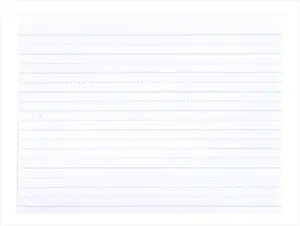 School Smart 085439 10.5 x 8 In. Sulphite Long Way Ruled Paper Without Margin- Bright White- Pack - 500