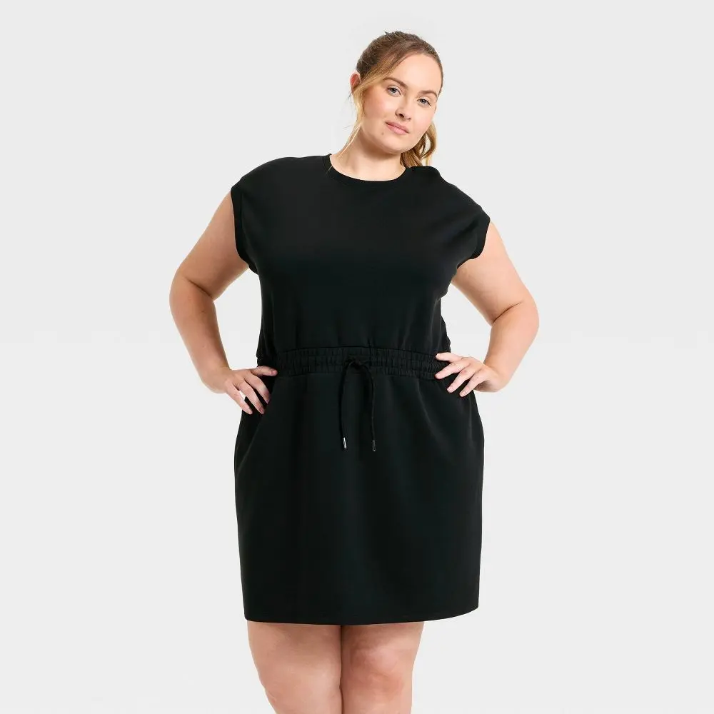 Women's Airy Sleek Dress - All In Motion Black 2X