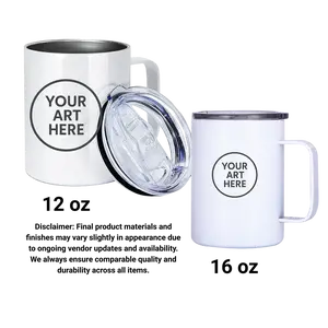 Personalized Stainless Steel Coffee Mugs Drinkware Flasks Add Your won Custom Art and/or Logo Insulation Cup