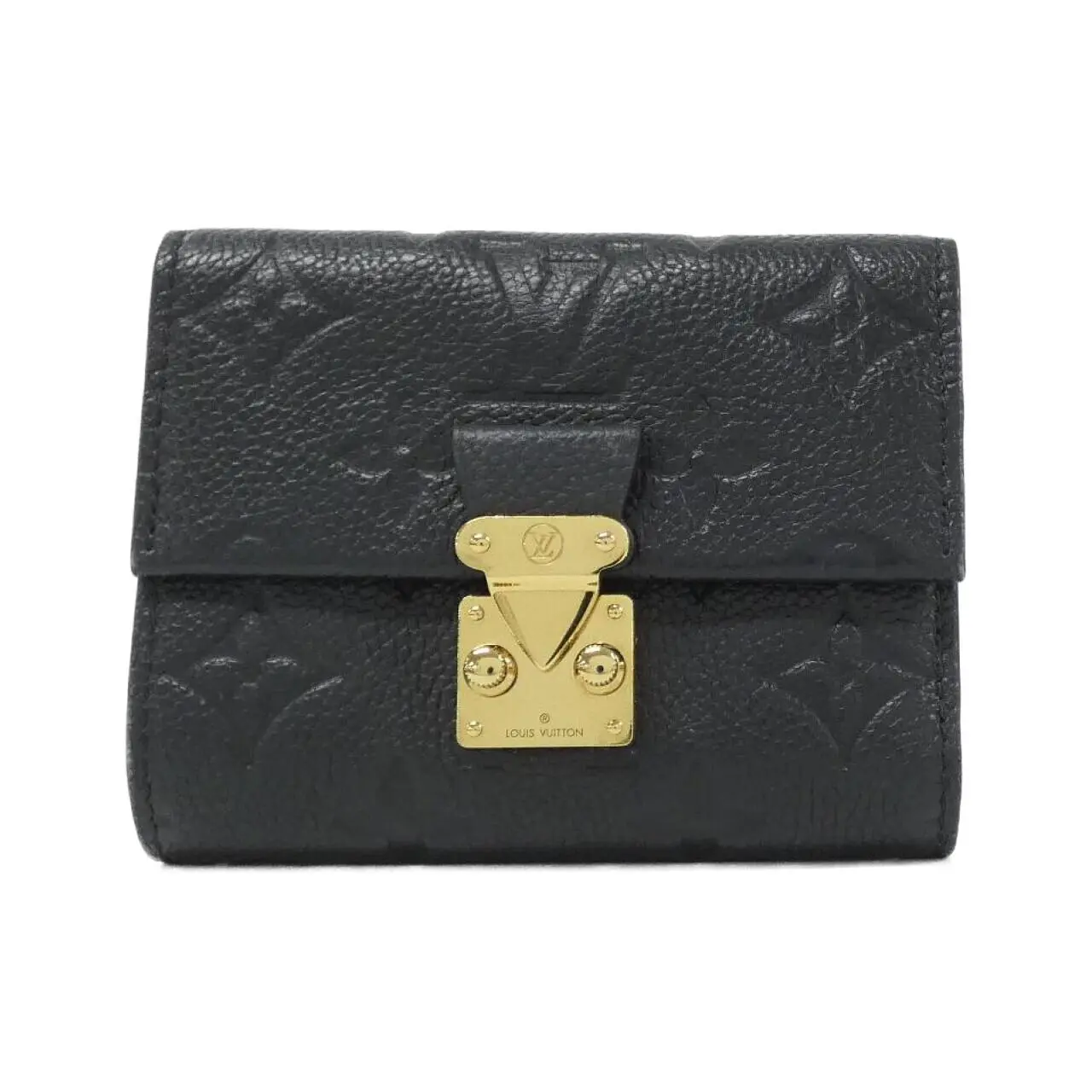 Pre-owned Louis Vuitton Calfskin Small Leather Goods Monogram Empreinte Wallet