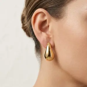 Elegant Gold Teardrop Earrings for Daily Wear - Perfect for Everyday Use and Style Enhancement