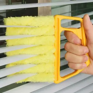 Window Blind Cleaning Brush, 1 Count Handheld Blind Cleaner Duster, Car Air Vent Cleaning Brush, Household Cleaning Tool with Handle