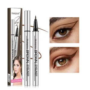 Nectarbellis All-Day Liquid Eyeliner - Flawless Daily Single Item with Flexible Fiber Tip, 24-Hour Long-Wear, Smudge-Proof, Waterproof, Lightweight, Ultra-Creamy Silky Texture, Vegan, Cruelty-Free Women's Makeup Cosmetic Christmas Gift