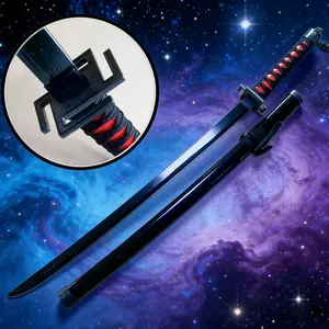 Ichigo's Tensa Zangetsu Katana from Anime Bleach, Unsharpened Cosplay Prop for Collection & Halloween Events