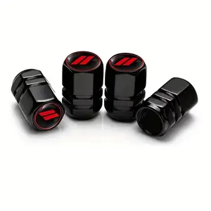 Durable Metal Car Wheel Tire Valve Cap Stem Air Cover Stylish Accessory For Cars Trucks Motorcycles & Bikes Enhances Aesthetics Sealing Ring Caps Anodized Aluminum Universal Heavy Duty Airtight Corrosion-Resistant Alloy Skull Colored American Flag Tire Va