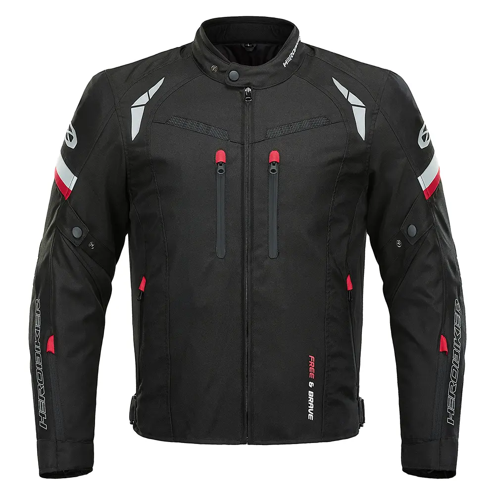 Motorcycle Riding Jacket - All-Seasons Waterproof Coat with Reliable Protection Against Drops, Wear-Resistant Fabric, Warmth for Outdoor Riding Performance Enhancement