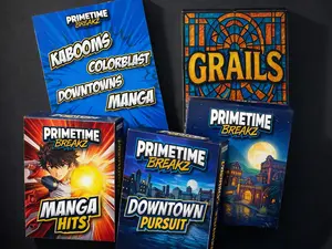 Primetime Breakz 5 Box Break - Select Your Division, Includes Sports Cards Slabs, Custom Packaging, 24 Cards per Division, Value Pack