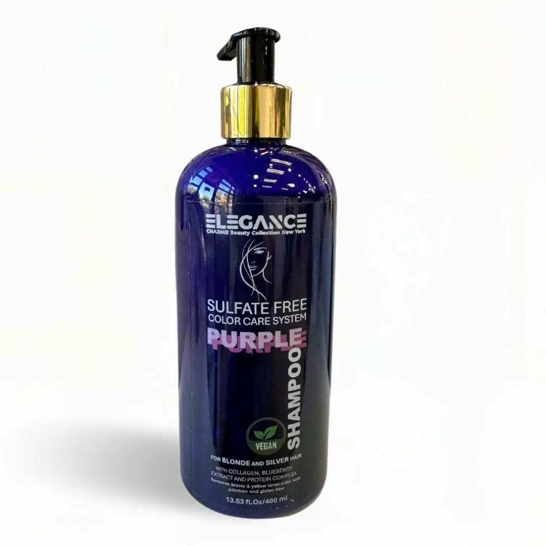Roomsium Purple Shampoo - 400 ml Toning Wash For Blonde Hair