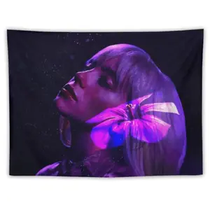 Billie GT-3 Pink Music Album Full Print Tapestry, Single-Side Polyester Wall Decor with Bright Colors, Multi-Size, Hand Washable, Indoor/Outdoor Home Hanging for Living Room, Bedroom Gift for Friends