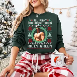 All I Want For Christmas Is Sweatshirt, Retro Country Music Sweatshirt, Vintage Christmas Sweater, Gift For Her, Womenswear's Top