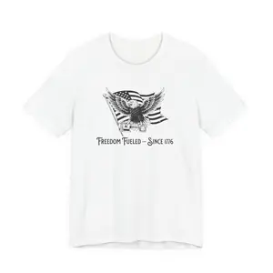 Freedom Fueled Eagle - Women's T-Shirt | Bella+Canvas 3001