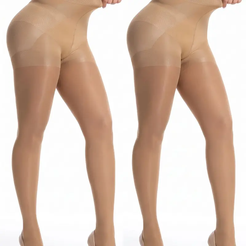 Women's Control Top Pantyhose, Sheer Tummy Control Tights, 40 Denier Run Resistant Support Stockings, Comfort Nylons for Spring & Easter Outfits Spandex Womenswear