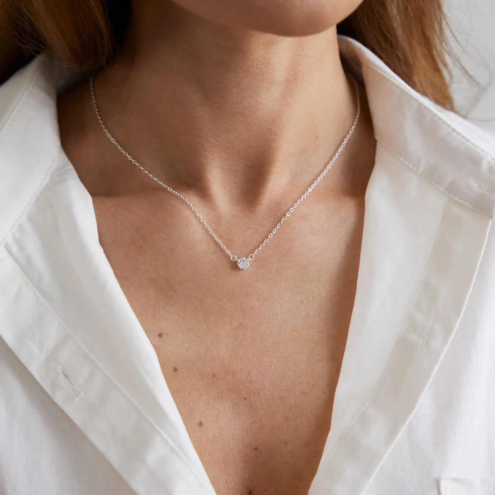 Mideeo Cubic Zirconia Diamond Choker Necklace for Women 14K Gold Plated CZ Necklaces Dainty CZ Solitaire Leaf Pendant Everyday Jewelry Gifts diamond necklace