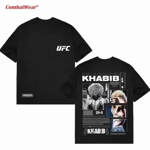COMBATWEAR KHABIB NURMAGOMEDOV TEE, Dagestan The Eagle UFC, MMA Graphic Tee, UFC MMA Shirt, Gym Wear, Gift for Fighters, Sports Apparel KHW