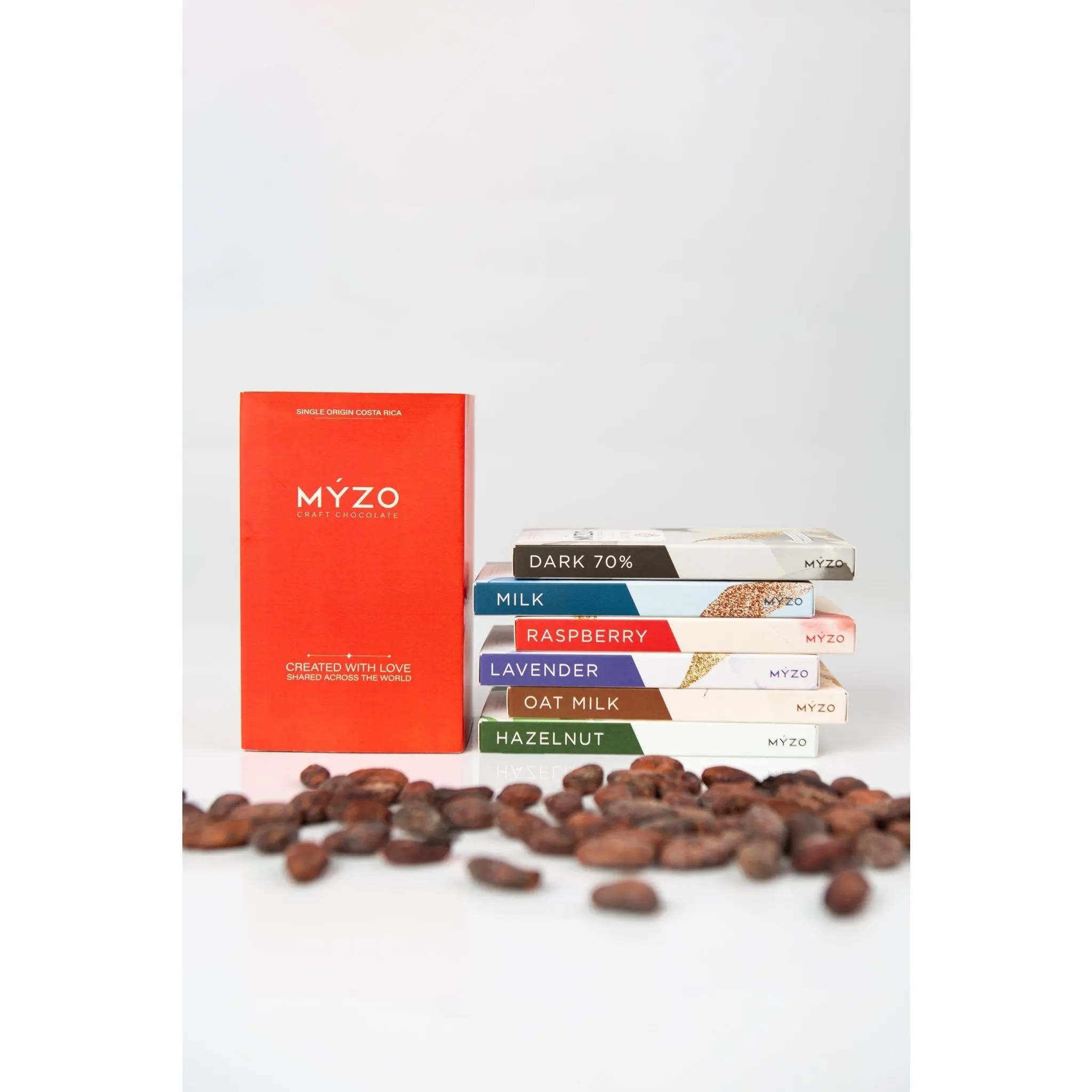 MYZO 6-Bar Bean-to-Bar Chocolate Gift Box | Single-Origin Craft Chocolate