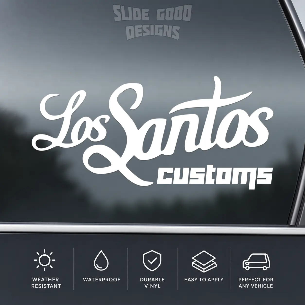 Los Santos Customs Decal for Car Exterior Accessories - Automotive & Motorcycle