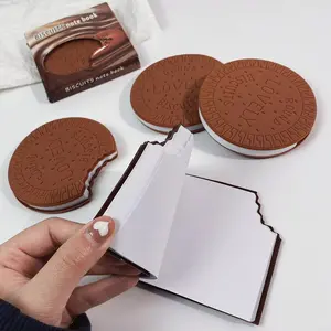2pcs Notebook Student Page Flags Office Stickers Food Tags Memo Self- Stick Pads Practical Memo Notes Message Post- Notes Office Memo Pad Writing Pad Paper Carry