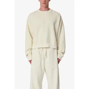 mnml Cropped Crewneck - Off White