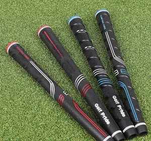 10pcs CP2 Pro Wrap Golf Grips, Standard & Midsize Control Core Non-Slip Rubber Golf Club Replacement Grips, All Weather Sweat Resistant Wearproof Grips for Golf Irons and Woods, Red & Blue Color Options