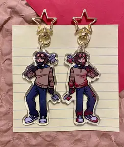 Ticci Toby Keychain, Ticci Toby Double Sided Keychain