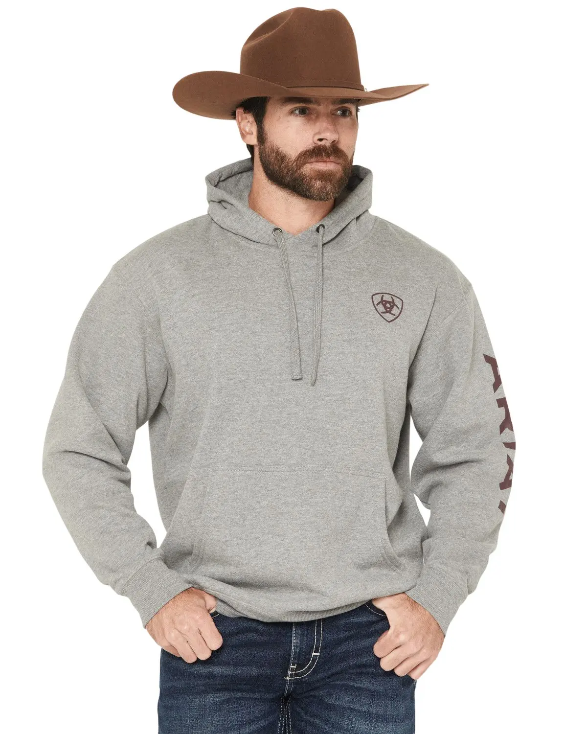 Ariat Men's Men'S Logo Graphic Hooded Sweatshirt - 10040817