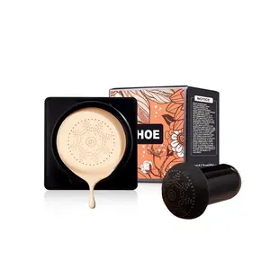 Eelhoe Cushion Compact BB Cream Invisible Pore Ivory White Natural Color Makeup Base with Mineral Oil & Centella Asiatica Extract