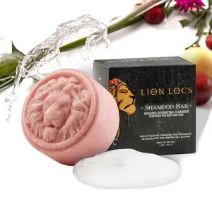 Lion Locs Shampoo & Conditioner Bar Soap – Residue-Free, Sulfate-Free, Handmade in USA – Ideal for Dreadlocks, Microlocs, Sisterlocks, Wicks, Braids - Gentle Hydrating Organic Cleanse