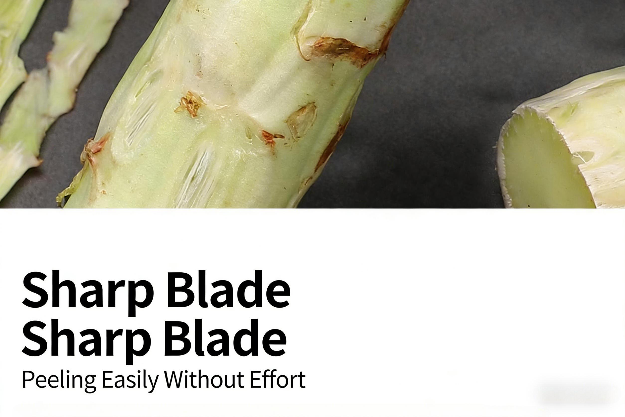 2-in-1 Fruit & Veggie Peeler with Bottle Opener Sharp Stainless Steel Upgraded Ergonomic Comfort Grip Non-Slip