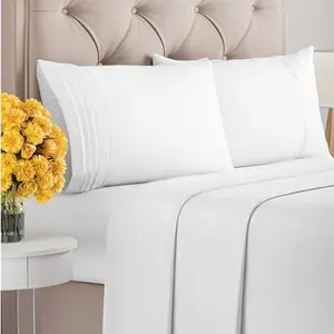 Sheet Set - White Bedding Piece for Your Home Decor Needs