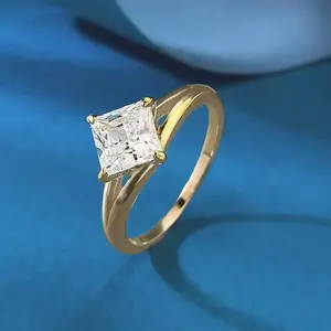 【#ZA27】(Lucas) 2CT Lab Made Gemstone Fashion jewelry Ring