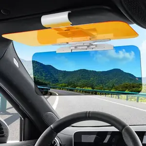 Car Sunshade Extender, 2-In-1 Design for Day and Night Use, Anti-Glare, UV Protection, Retractable Sunshade, Windshield Sun Shade Hdautomobile
