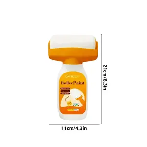 Multi-Purpose Roller Paint Latex Coating | Wall Furniture Renovation | High Coverage Odorless | DIY Easy Application | US Stock