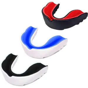 3 Pack Kids Youth Mouth Guard Football Sports Braces Mouthguards for Mouthpiece Boys Teeth for MMA Boxing Rugby Kickboxing Taekwondo Softball Lacrosse to Braces EVA Double Colored