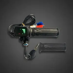 Electric Bike Throttle 36V48V Accelerator  E-bike/Electric Scooter Accessory Throttle Handlebar with LED Display Galaxy Edition Aim Boost Kit Controllers for