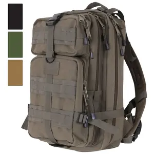 Rothco Unisex 25L Heavyweight Cotton Tactical Canvas Go Pack Backpack - Adjustable Padded Straps, 5 Zippered Pockets, Di(2-ethylhexyl)phthalate (DEHP)-Free Design, Coyote Brown 45051 for Outdoors Use