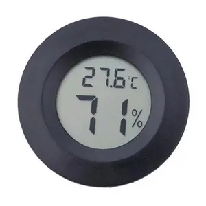 Outdoor Sports Thermometer Reptile Electronic Hygrometer Round Hygrometer Camping Equipment Tool Accessories Outdoor Gadget