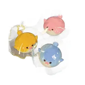 Pufferfish Pinch, Happy Mud Feeling,  Relieving, Internet Celebrity  Relieving Soft Toy, High Appearance DIY Slow Resilience, Food Grade Silicone Stress Relief Glutinous Rice Cake