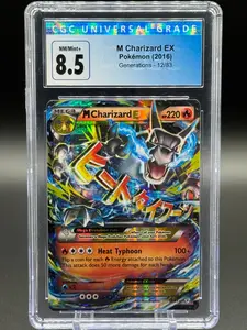 Pokemon TCG M Charizard EX | Generations 12/83 | CGC Graded NM/MINT+ 8.5